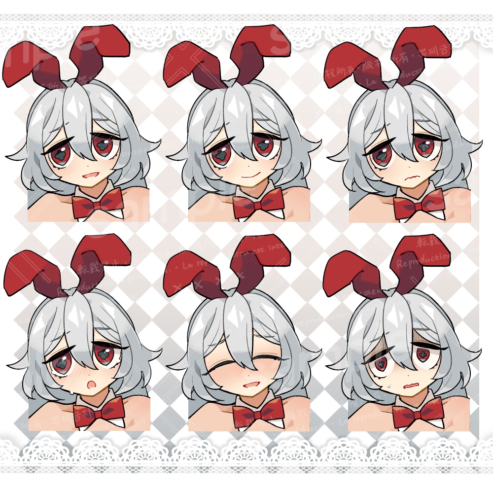 赤バニーさん立ち絵