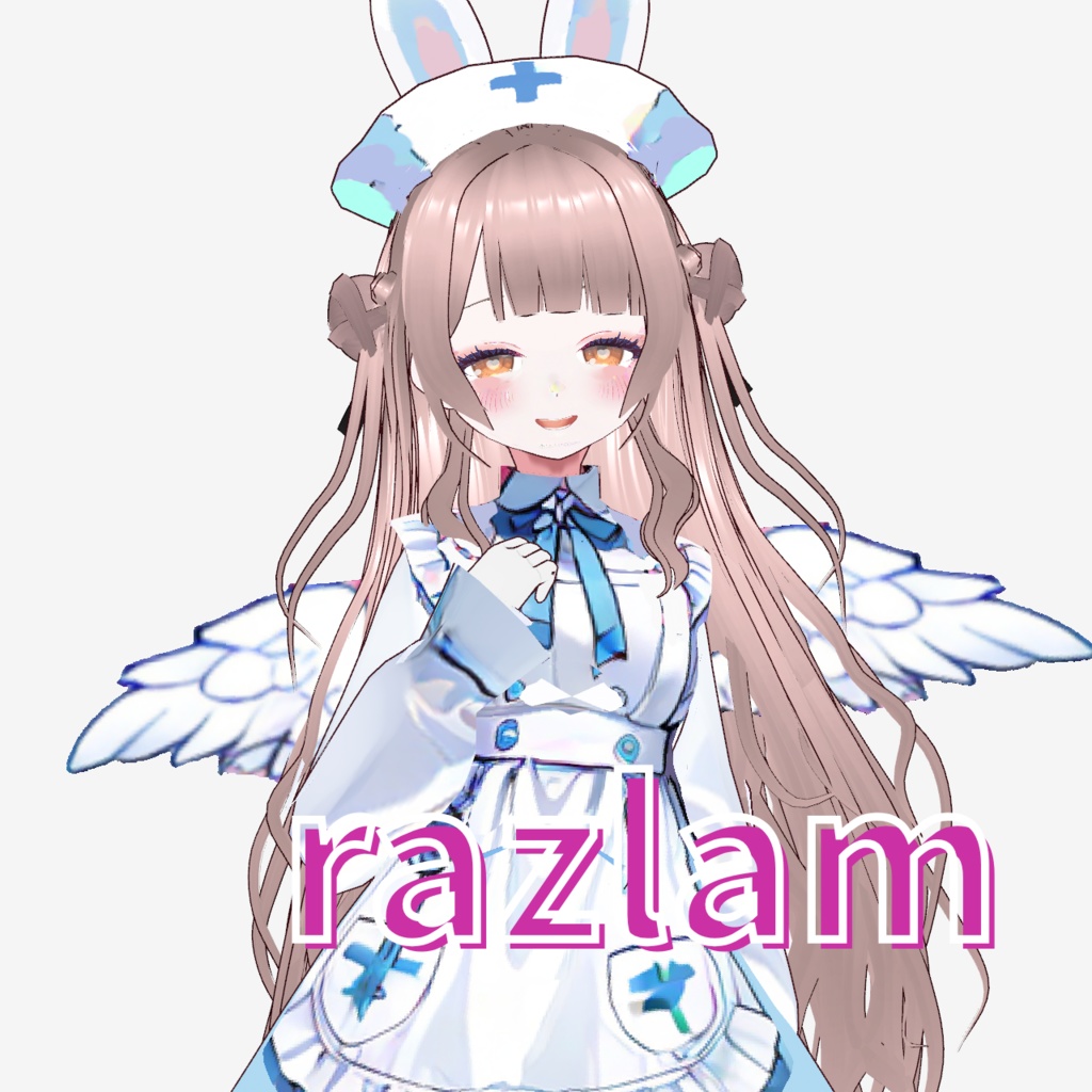  【オリジナル3Dアバター】razlam 癒し系天使ナース