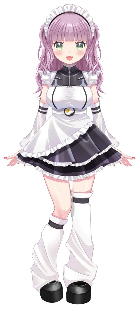 【受注生産】サイバーメイド衣装アクリルスタンド【収益化記念】