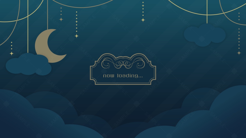 【無料版有】おはおやロゴ・背景・配信画面 01