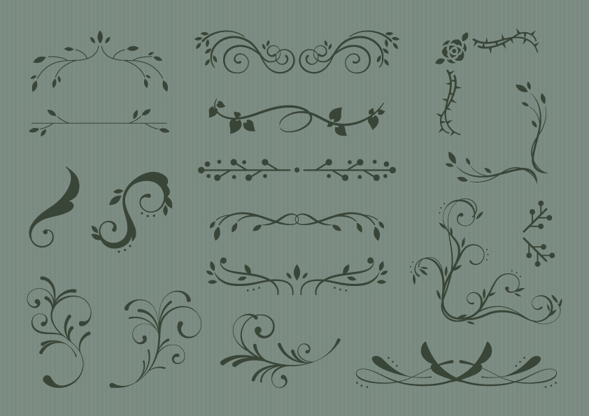 【無料版有】ナチュラルな装飾素材集