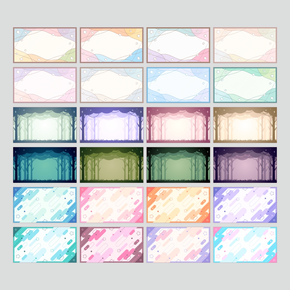 デザイン背景素材集 05 - 100枚