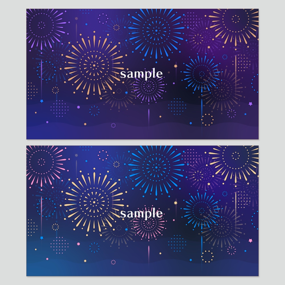 デザイン背景素材集 夏 - 23枚