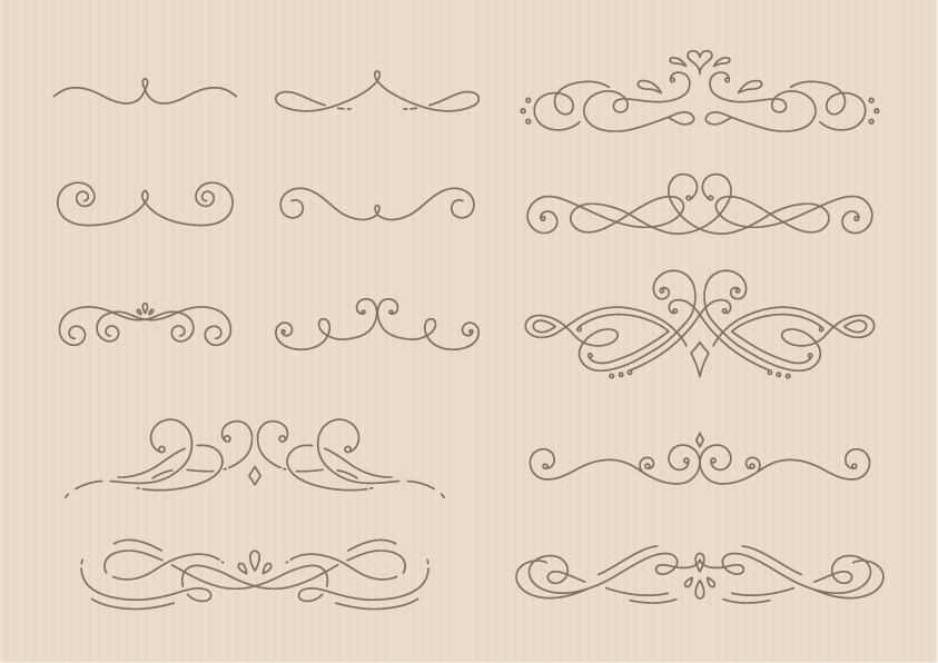 【無料版有】フェミニンな装飾素材集