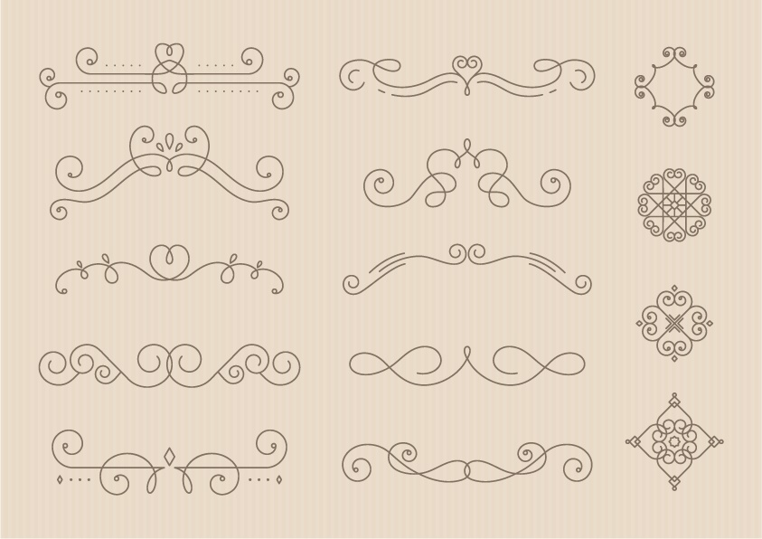 【無料版有】フェミニンな装飾素材集