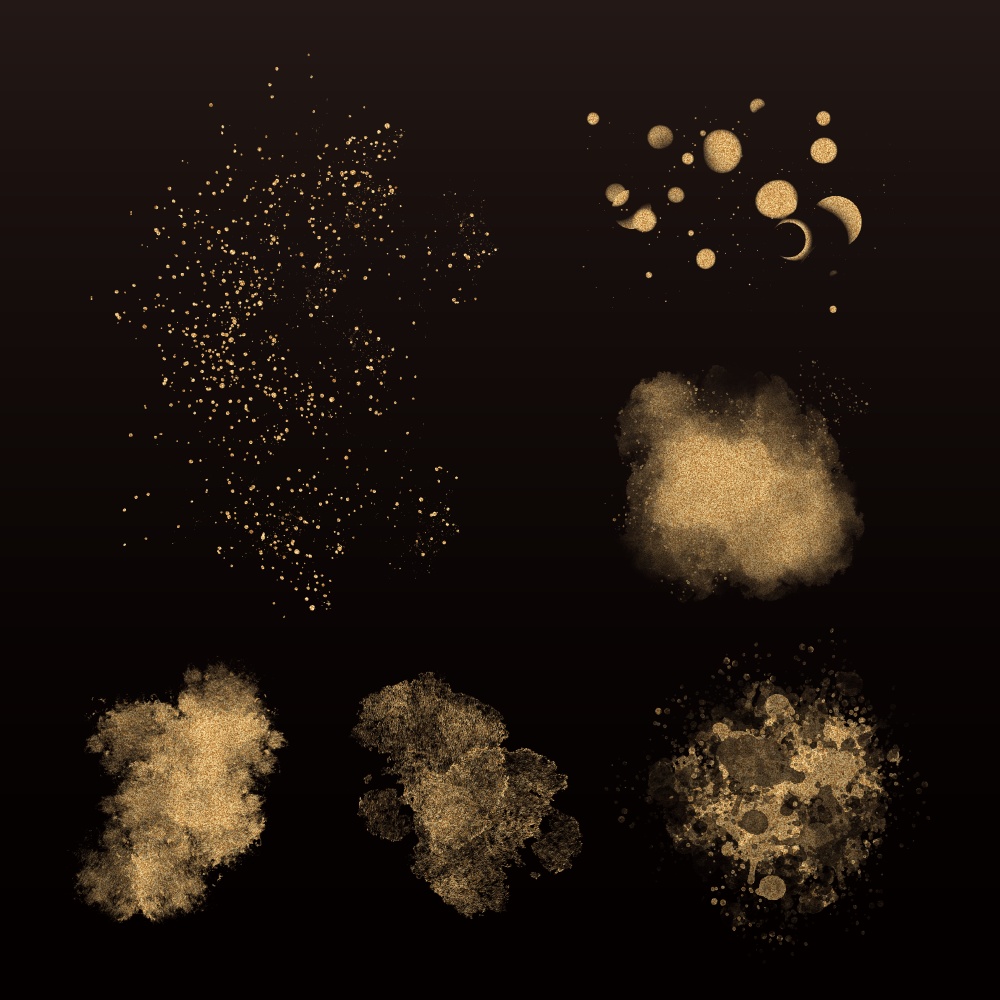 【無料版有】グリッター系あしらい素材集 - 500点