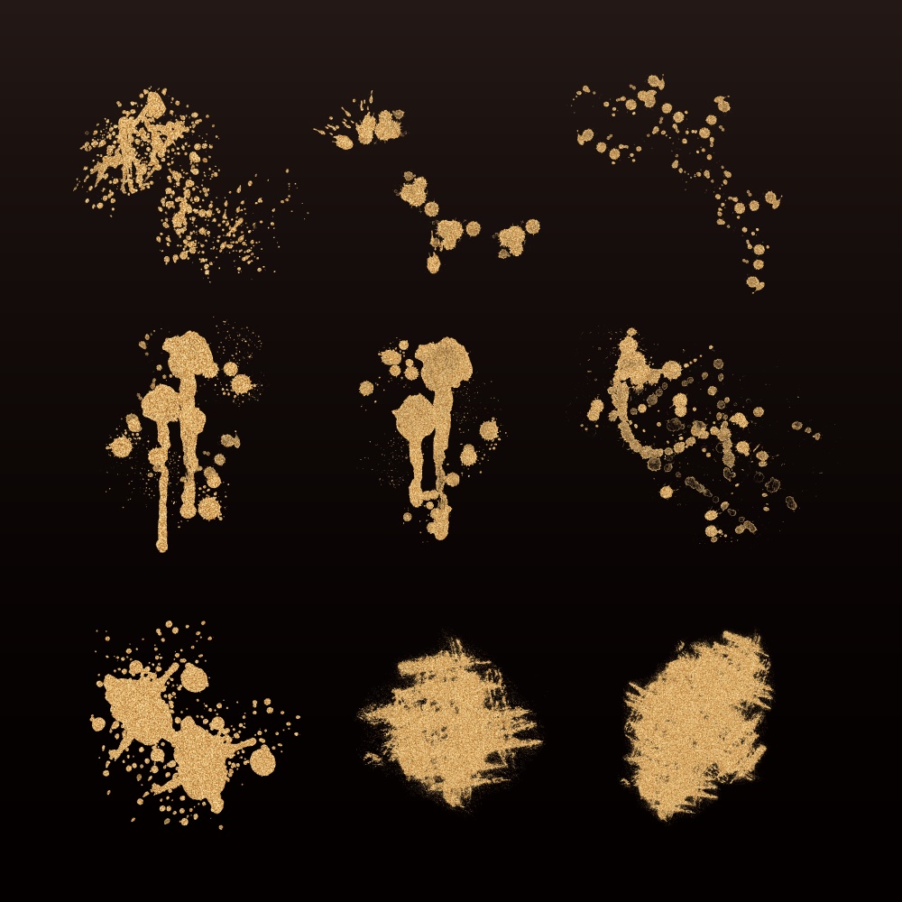 【無料版有】グリッター系あしらい素材集 - 500点