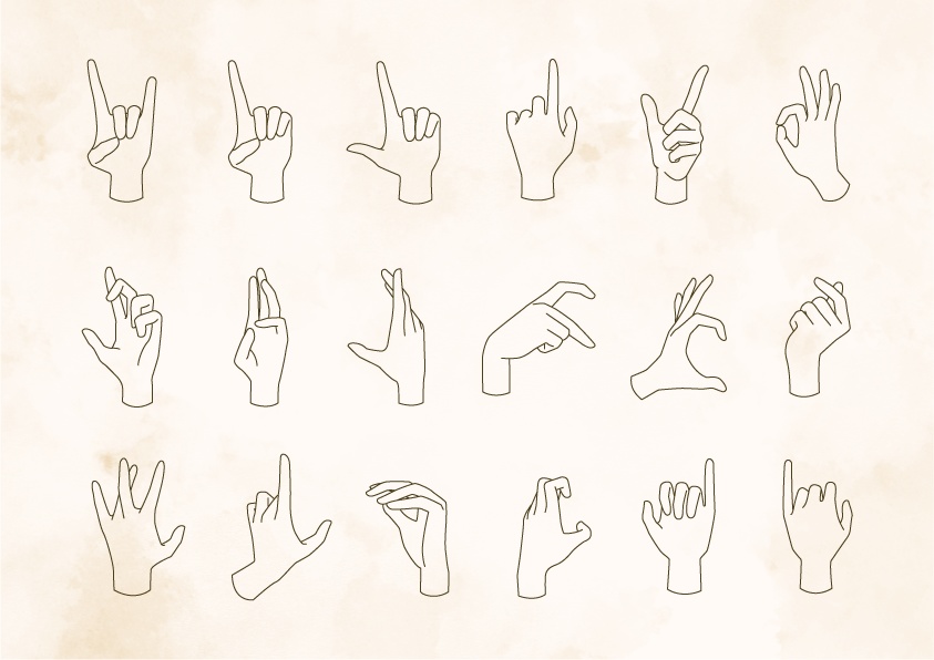 ハンドエレメント素材集