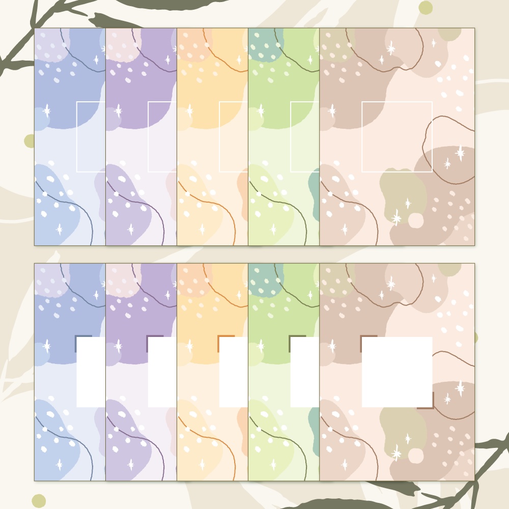 【無料版有】表紙向け背景素材集 01 - 100枚