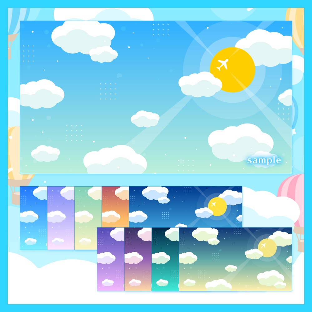 デザイン背景素材集 10 - 100枚