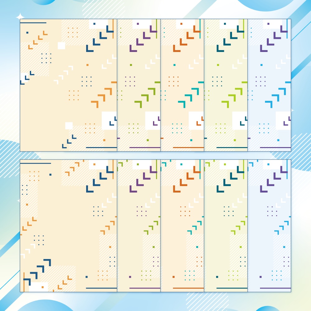 【無料版有】表紙向け背景素材集 02 - 100枚