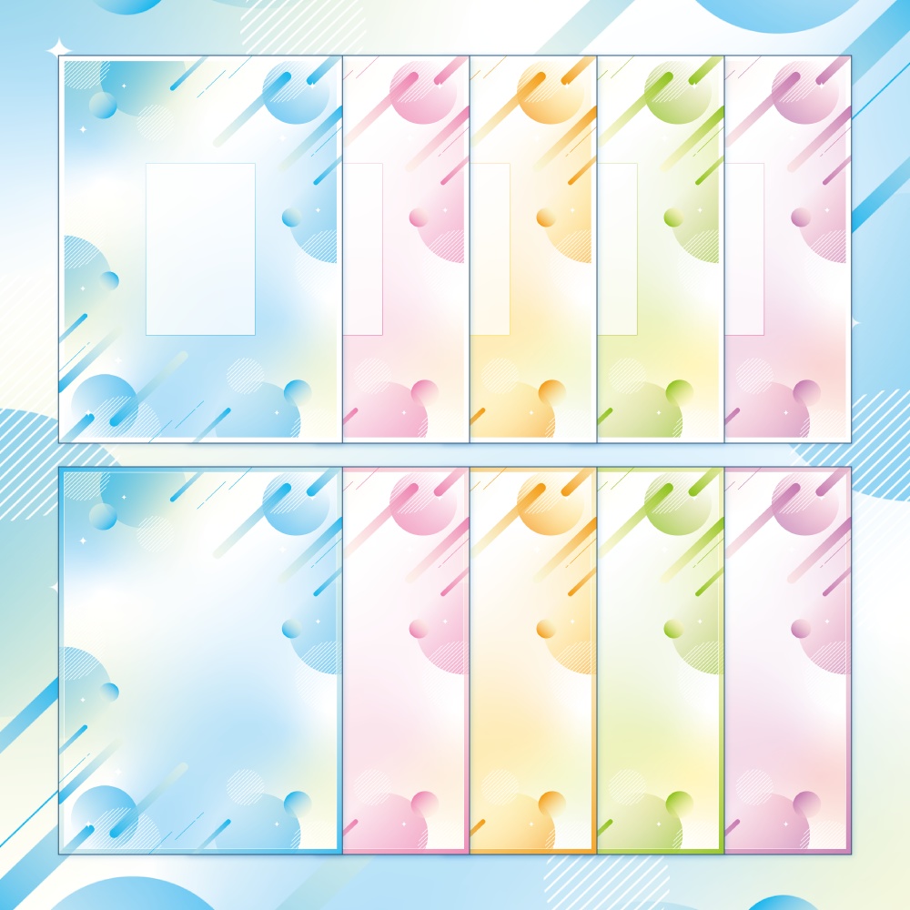 【無料版有】表紙向け背景素材集 02 - 100枚