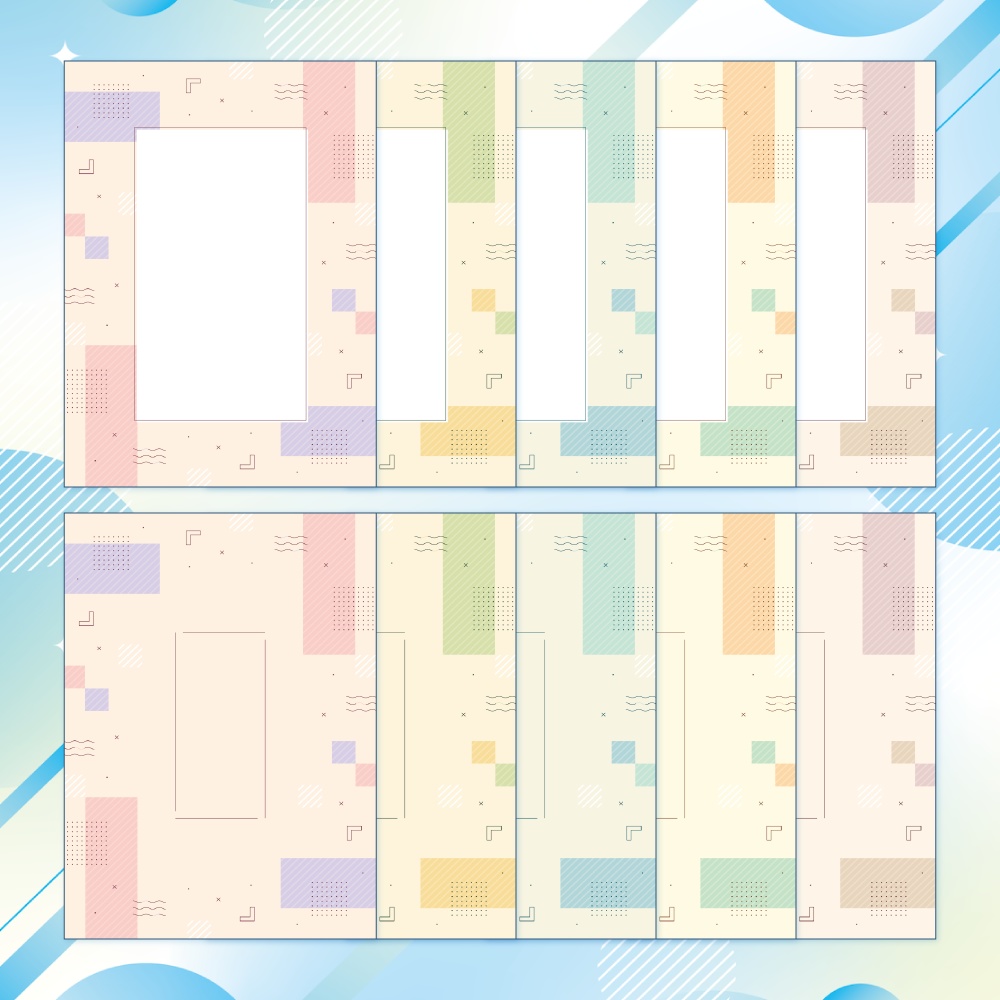 【無料版有】表紙向け背景素材集 02 - 100枚