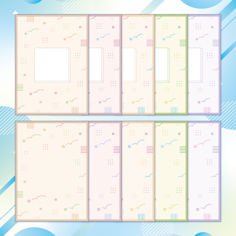 【無料版有】表紙向け背景素材集 02 - 100枚