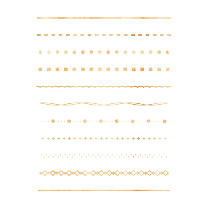 【無料版有】水彩風あしらい素材集 - 約1100点