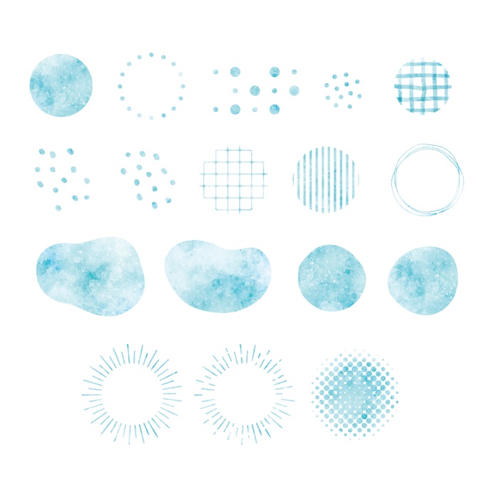 【無料版有】水彩風あしらい素材集 - 約1100点