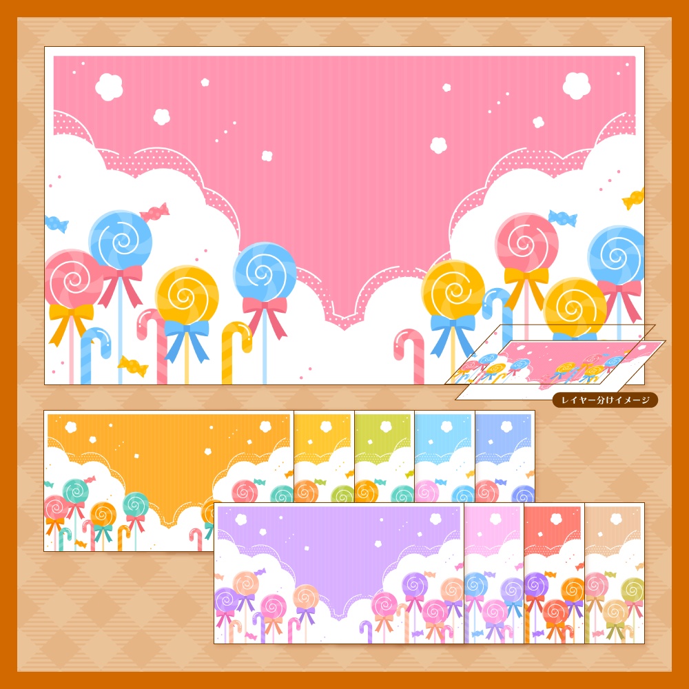 デザイン背景素材集 11 - 100枚