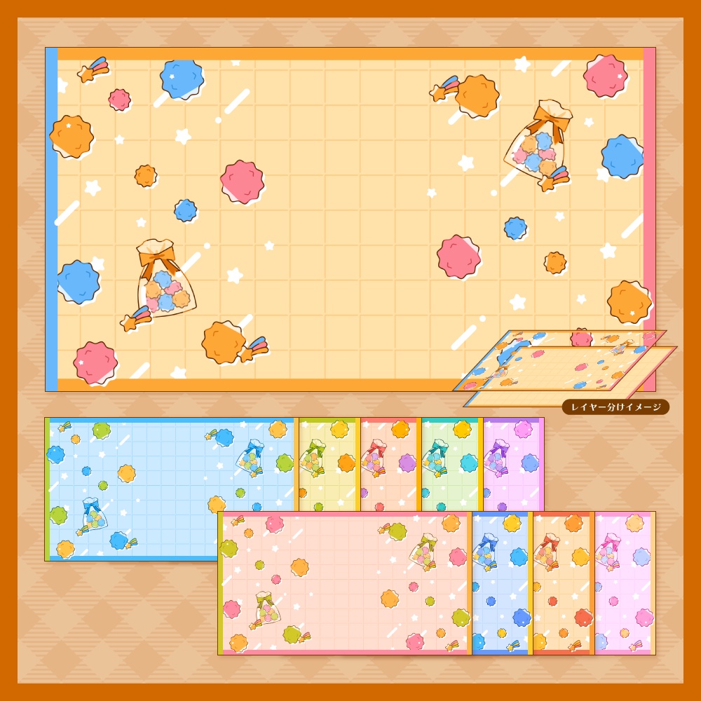 デザイン背景素材集 11 - 100枚