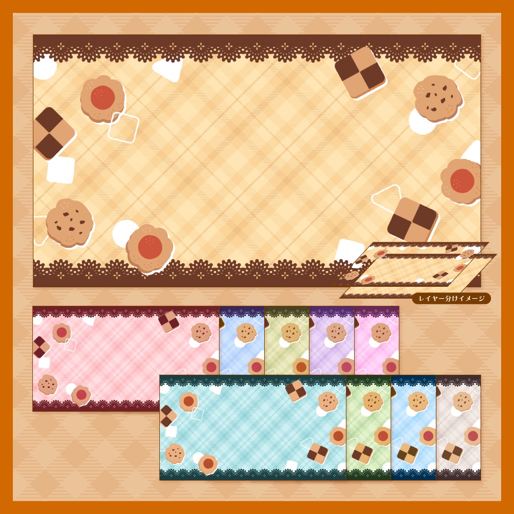 デザイン背景素材集 11 - 100枚