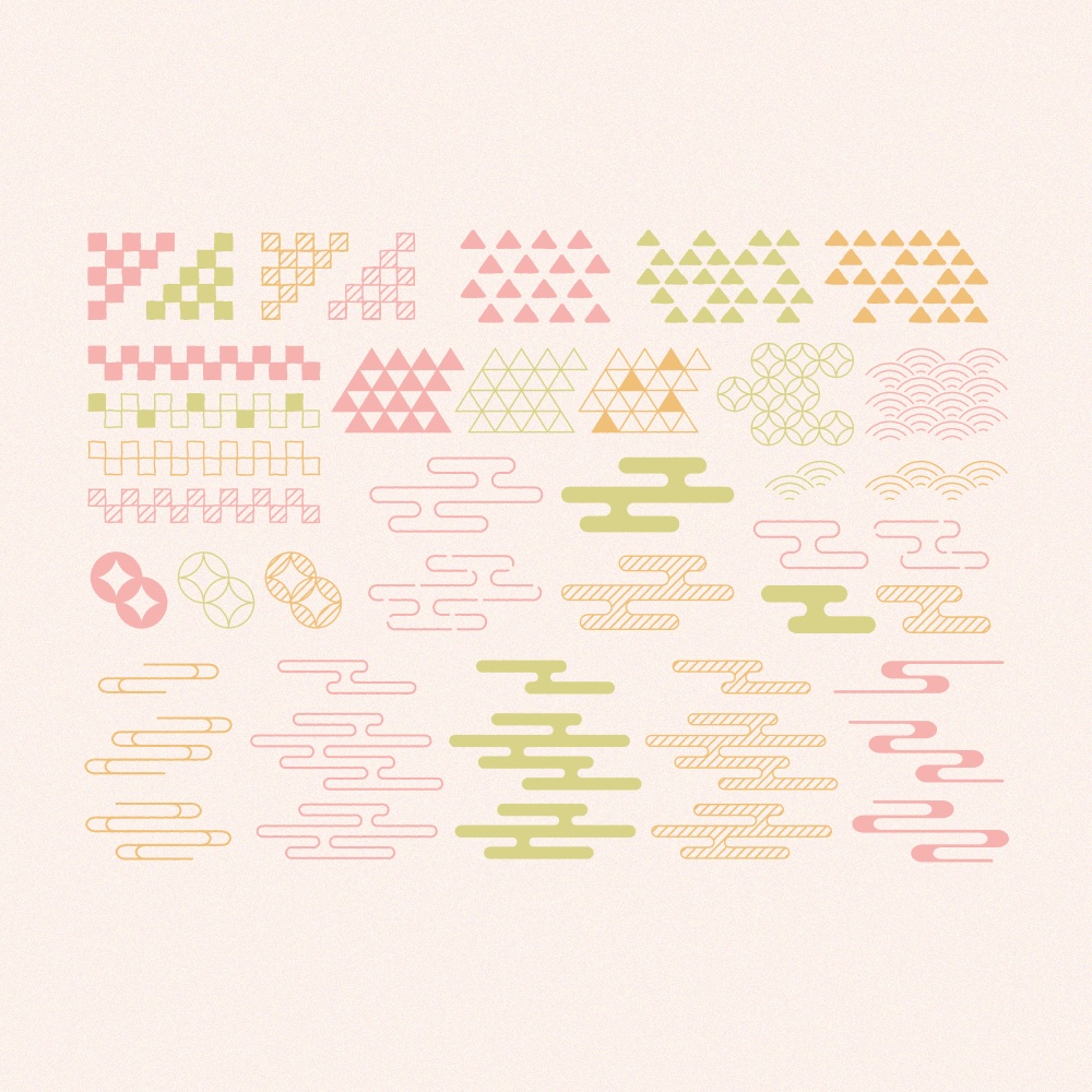 はんなり和風なあしらい素材集