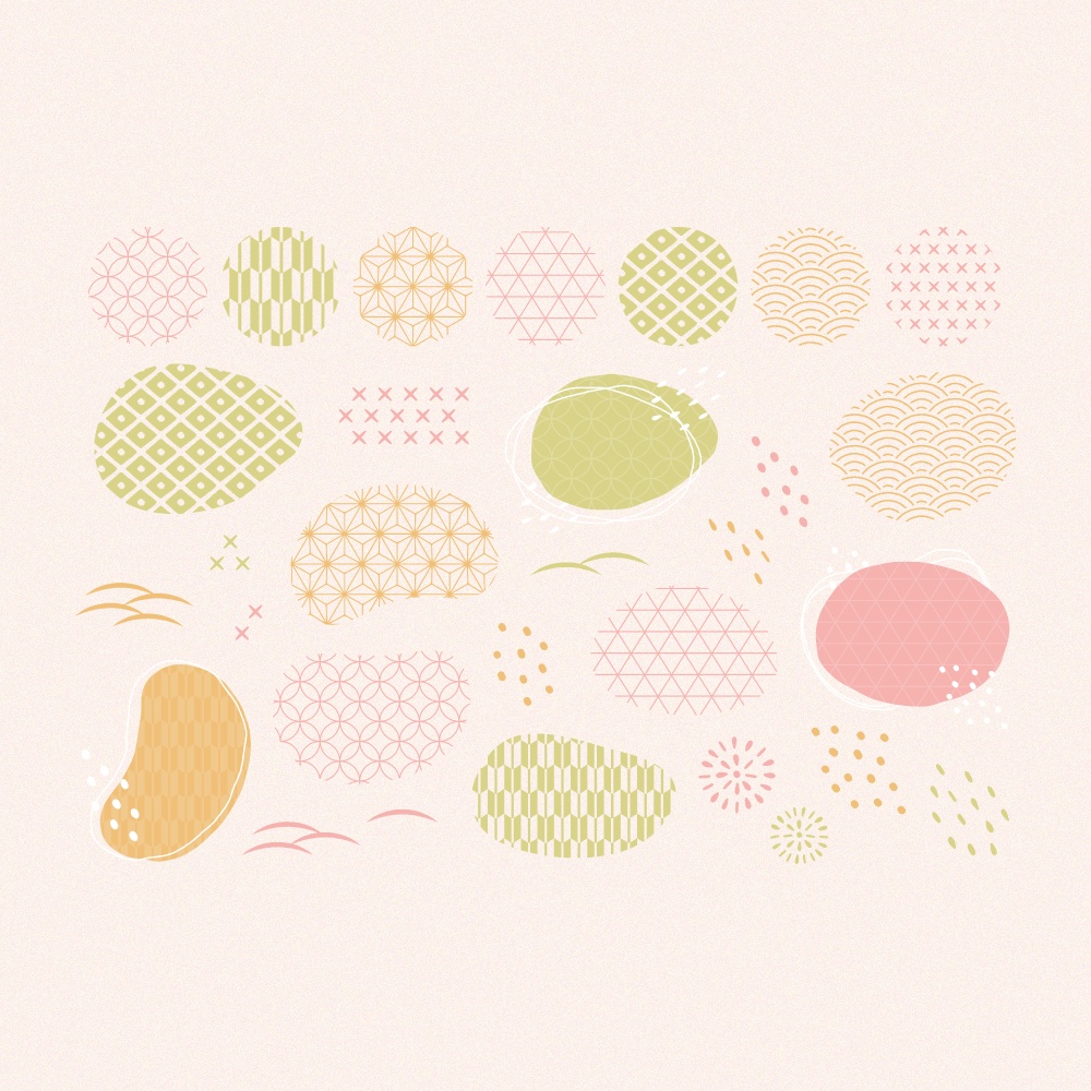 はんなり和風なあしらい素材集