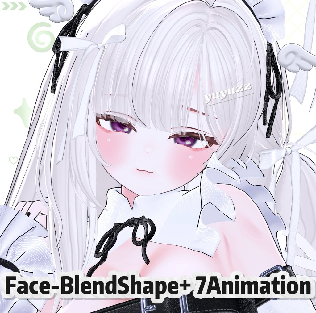 VRCHAT-ICHIGO(1） -Face-BlendShape+ 7Animation