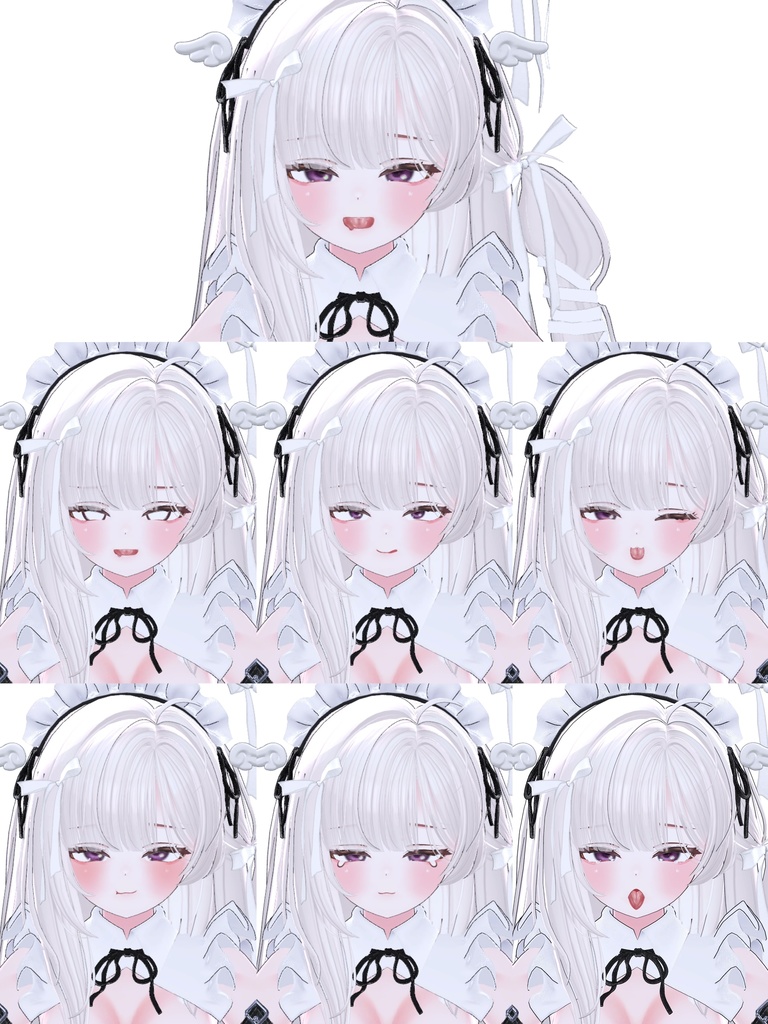 VRCHAT-ICHIGO(1) -Face-BlendShape+ 7Animation