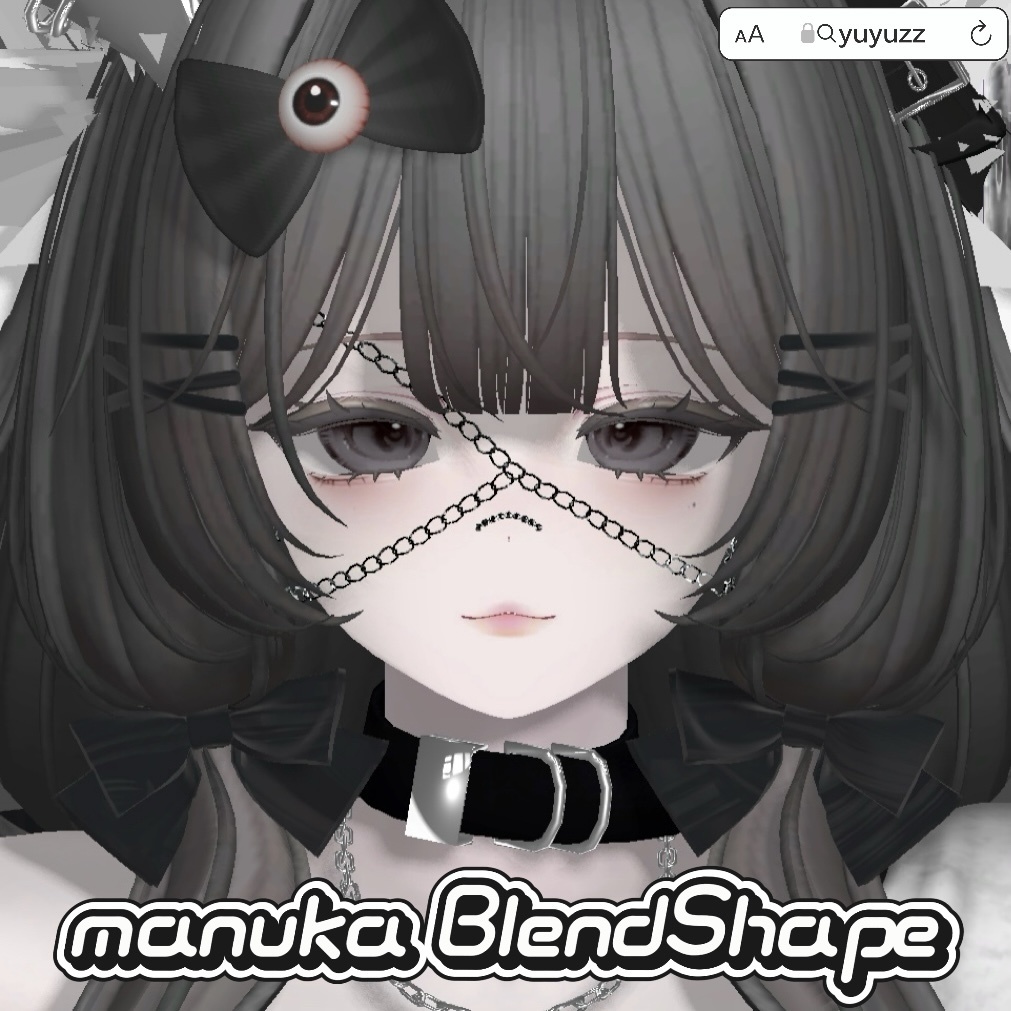 VRCHAT-Manuka2マヌカ（捏脸）-Face-BlendShape