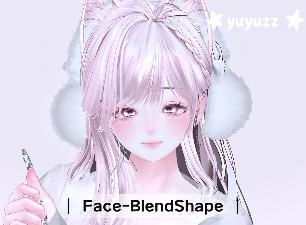 VRCHAT-ルミナ - LUMINA-1 -Face-BlendShape