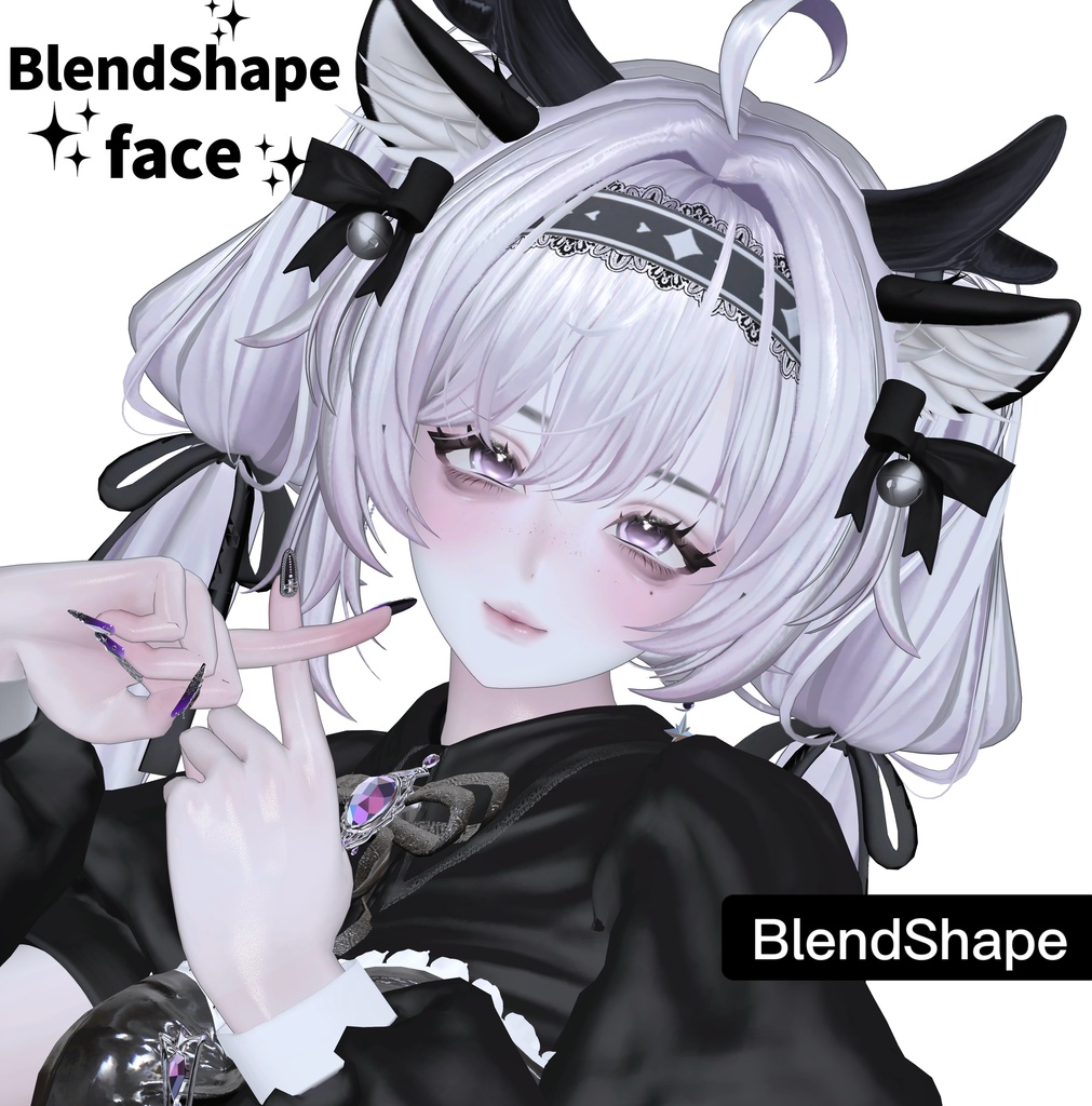 VRCHAT-ルミナ - LUMINA-4 -Face-BlendShape