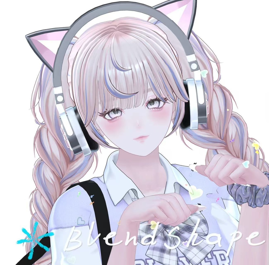 VRCHAT-ルミナ - LUMINA-7 -Face-BlendShape