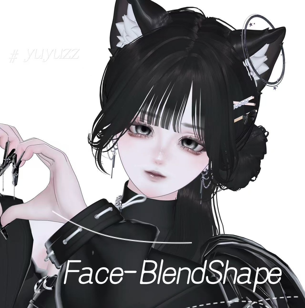 VRCHAT-ルミナ - LUMINA-6 -Face-BlendShape