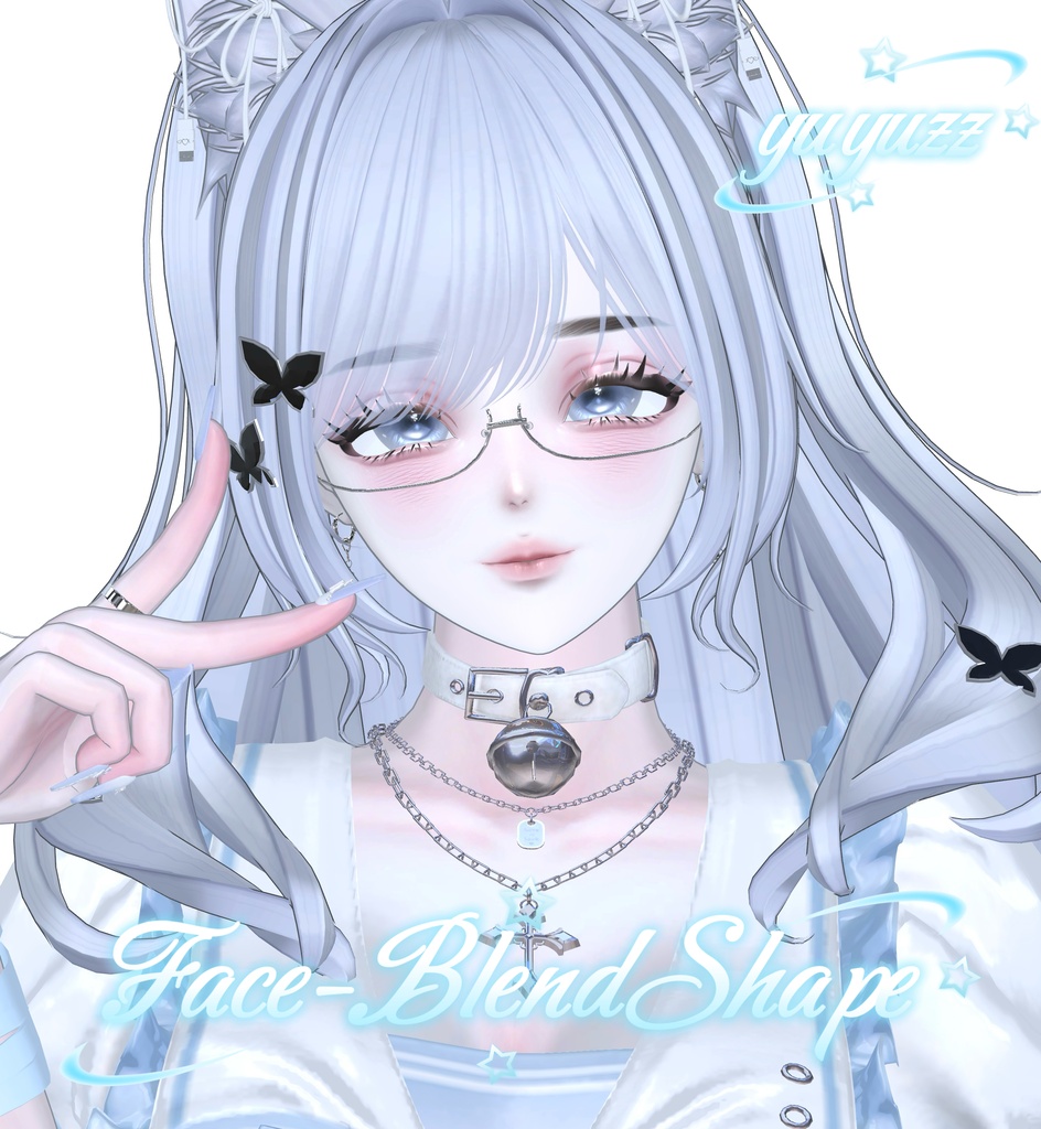 VRCHAT-ルミナ - LUMINA-8 -Face-BlendShape