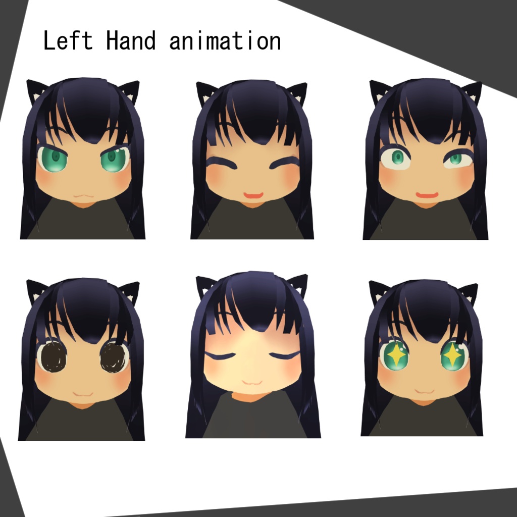 【VRC想定】アバター「おかか(SDver)」