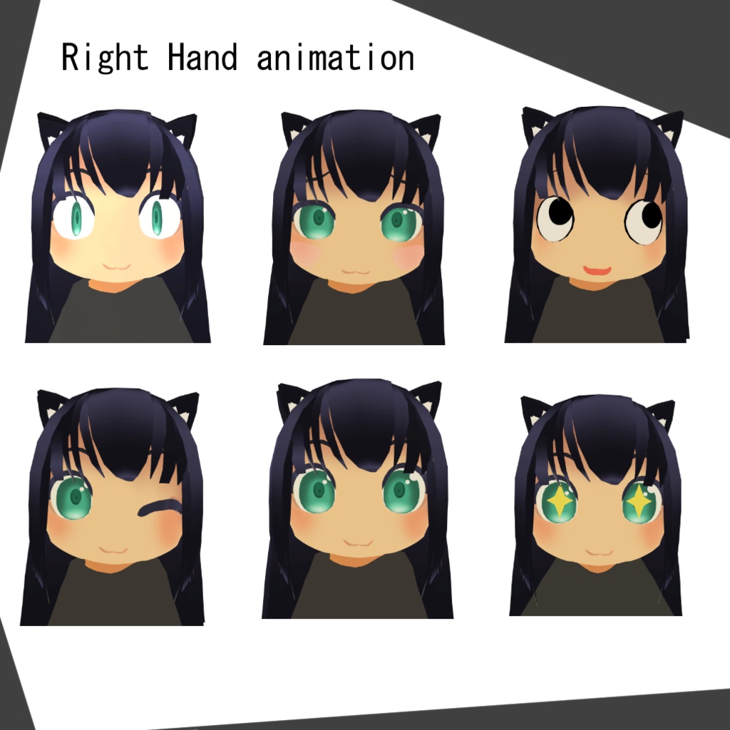 【VRC想定】アバター「おかか(SDver)」