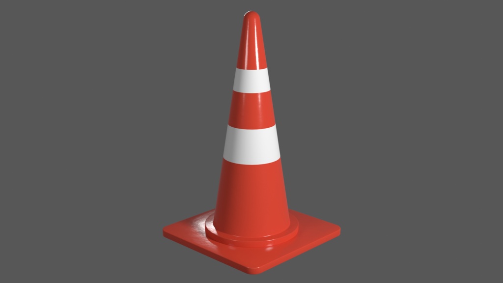 【3D】カラーコーン
