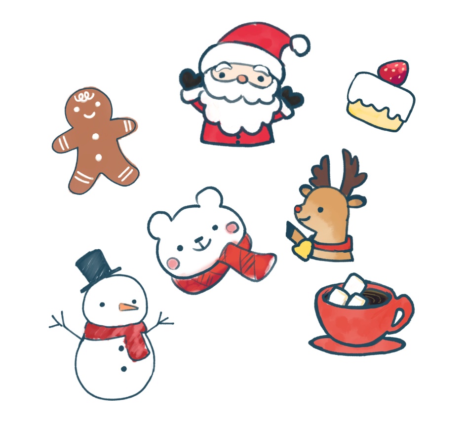 クリスマスアイテム画像7種