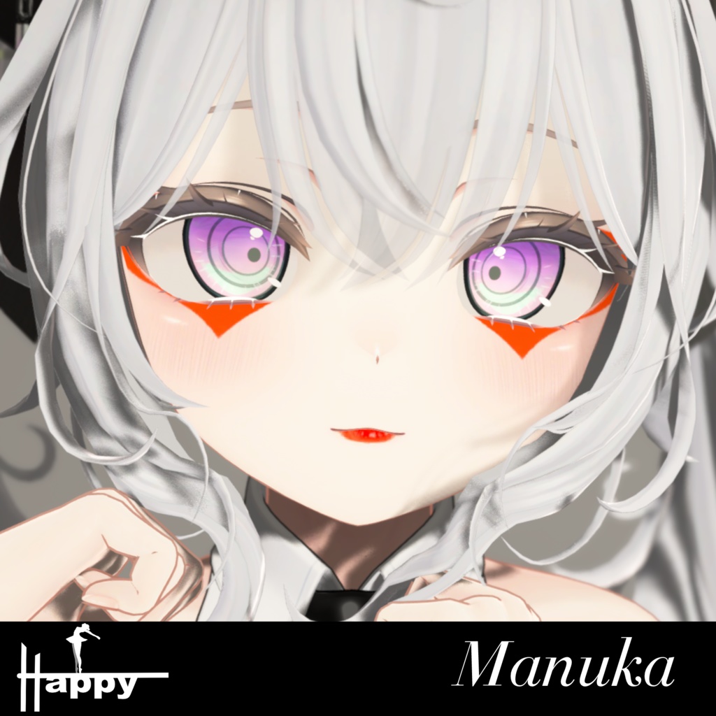 【無料/Free】【3 Avatars Compatible】Moon Girl Eye and Makeup Texture