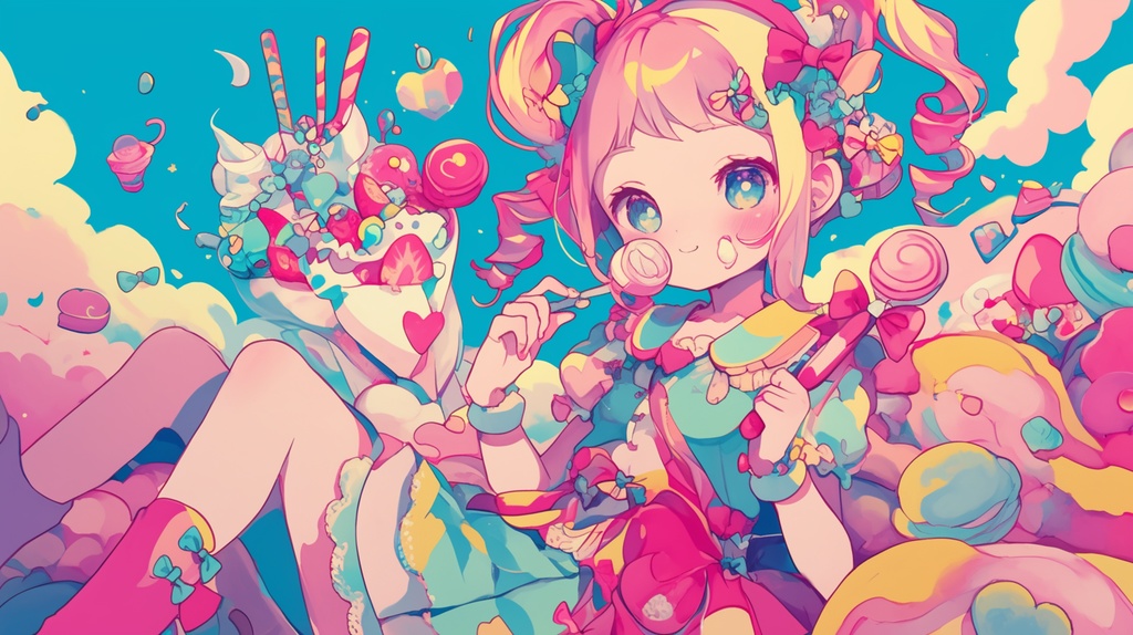 colorful sweets