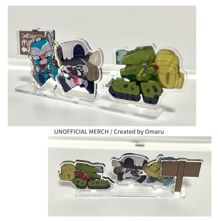 アクリルジオラマ ちびろだよん!(愉快な遠足セット)