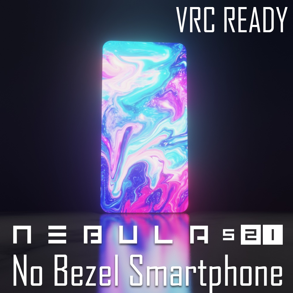ベゼルのないスマートフォン NebulaS21