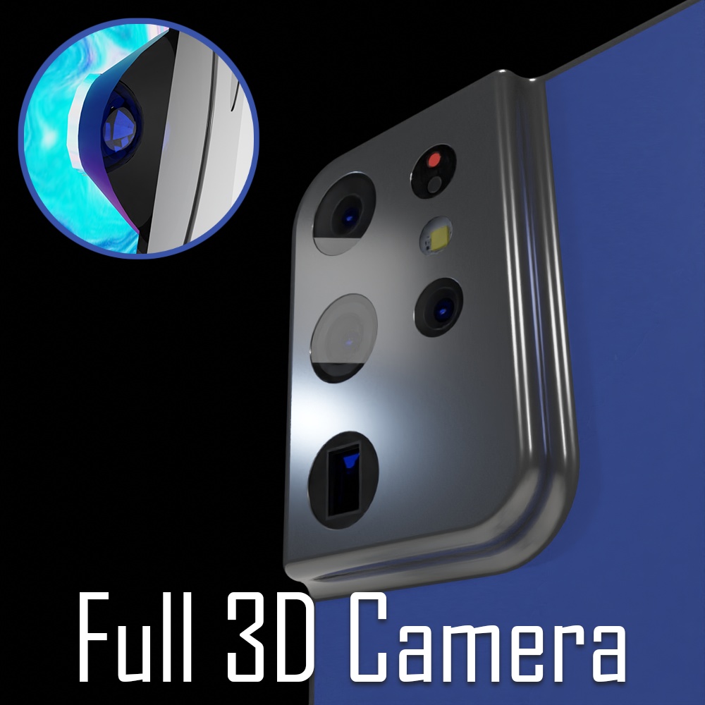 ベゼルのないスマートフォン NebulaS21