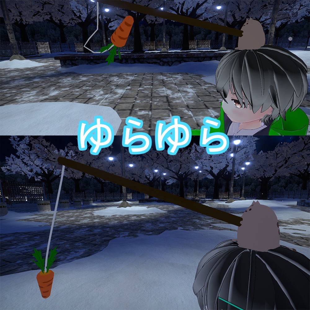 もちもちLetoCat『釣りをする猫』