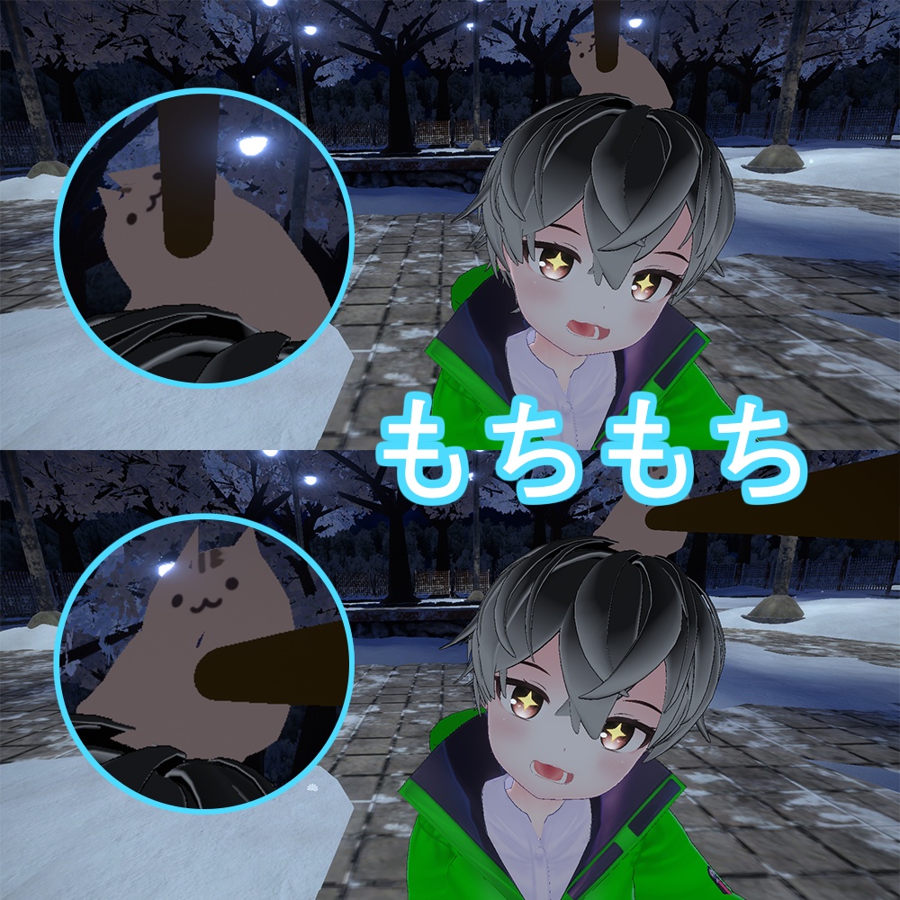 もちもちLetoCat『釣りをする猫』