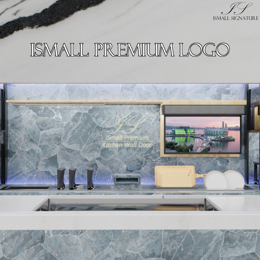 VRC Kitchen Wall Door『ALL IN ONE Kitchen Assets』