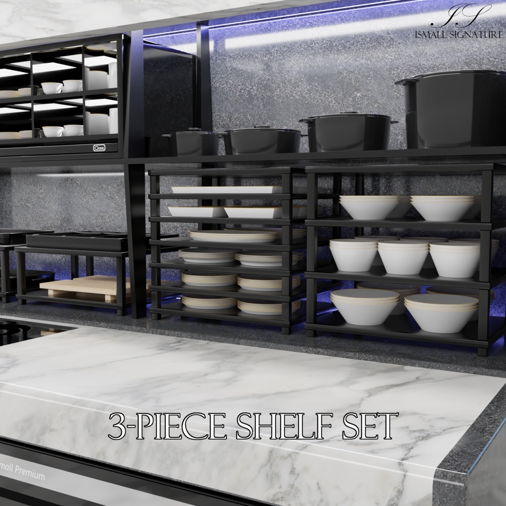 VRC Kitchen Wall Door『ALL IN ONE Kitchen Assets』