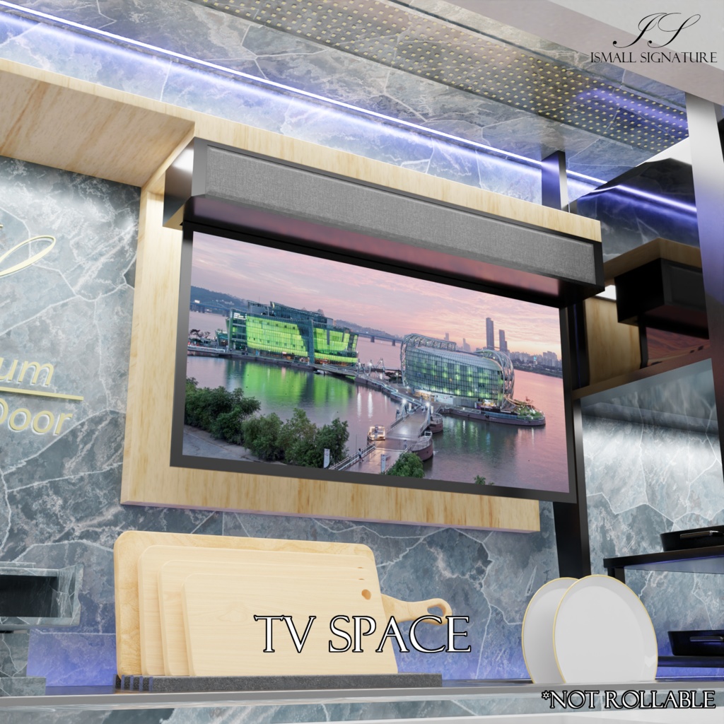 VRC Kitchen Wall Door『ALL IN ONE Kitchen Assets』