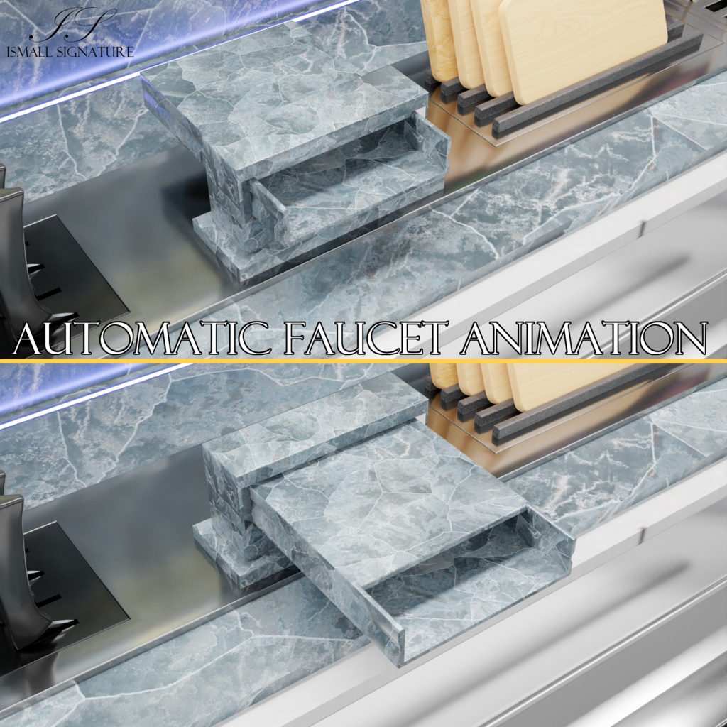 VRC Kitchen Wall Door『ALL IN ONE Kitchen Assets』