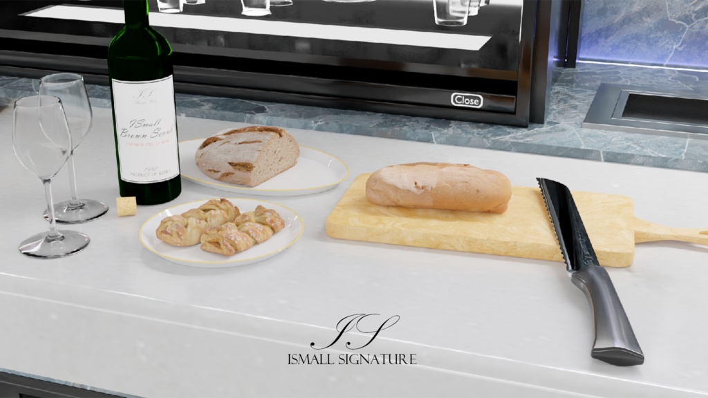 VRC Kitchen Wall Door『ALL IN ONE Kitchen Assets』