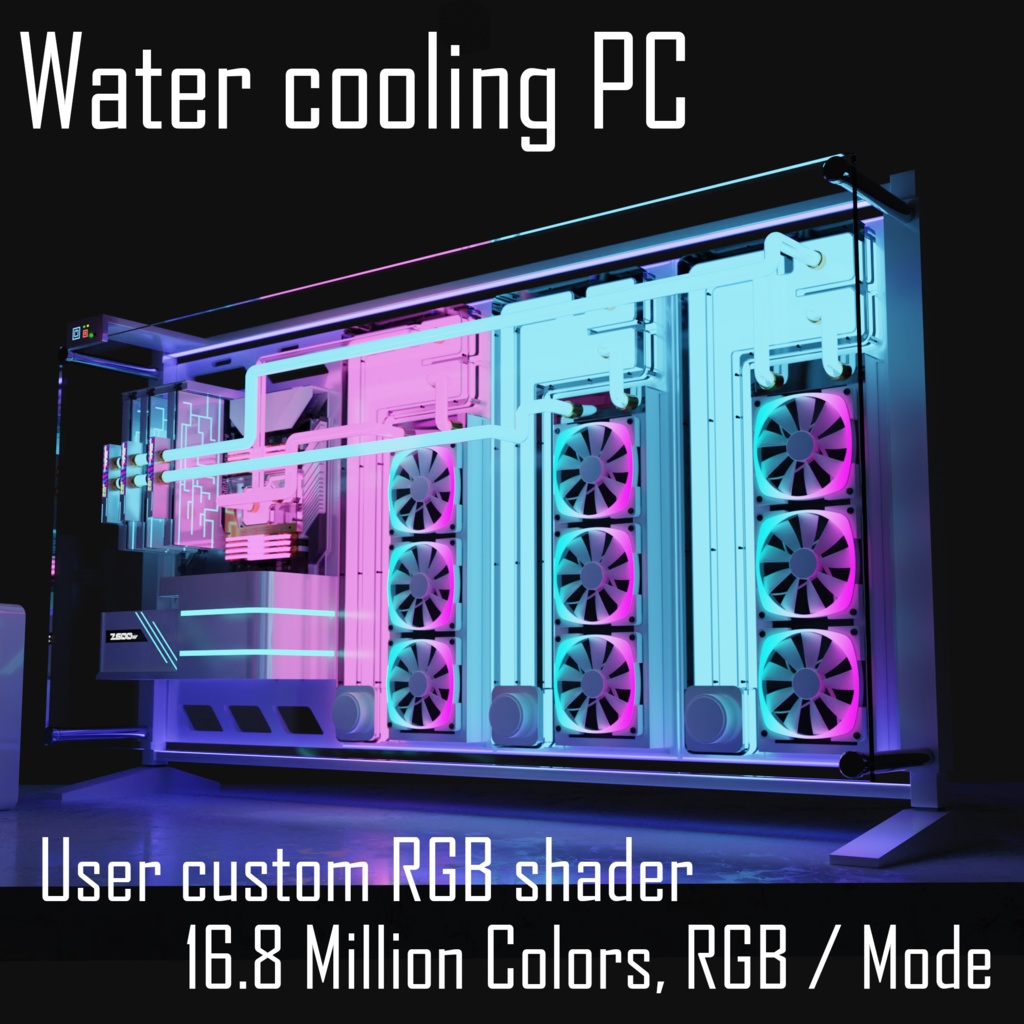 Metaverse Water Cooling PC